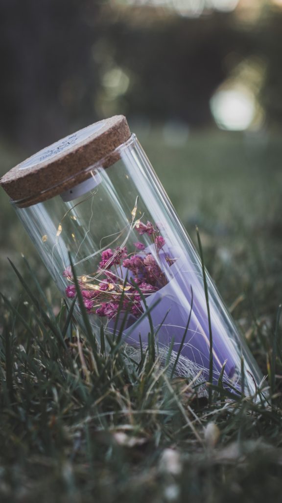 Gift bottle still life